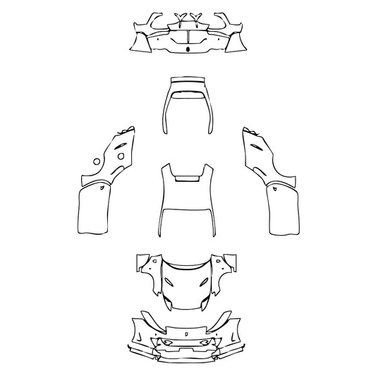 Pre-Cut PPF Ferrari 812 superfast 2018 - PPF-Kits