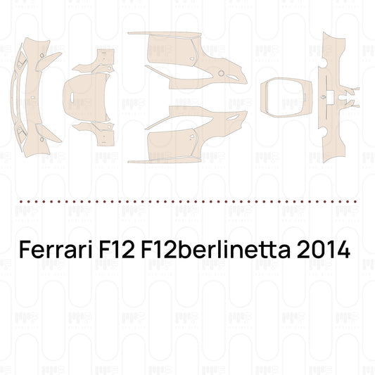 Voorgesneden PPF Ferrari F12 F12berlinetta 2014