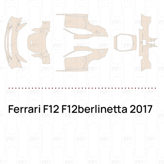 Voorgesneden PPF Ferrari F12 F12berlinetta 2017