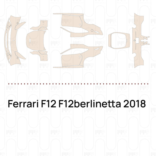 Voorgesneden PPF Ferrari F12 F12berlinetta 2018