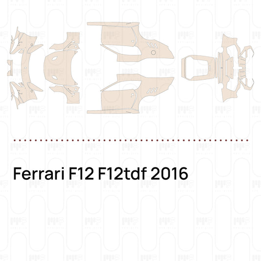 Voorgesneden PPF Ferrari F12 F12tdf 2016