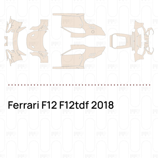 Voorgesneden PPF Ferrari F12 F12tdf 2018