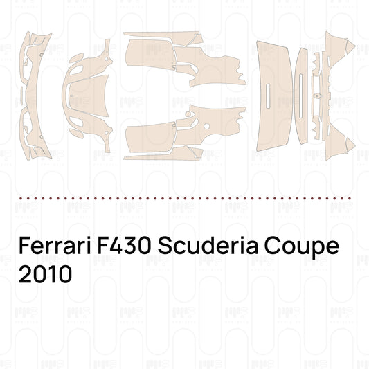 Voorgesneden PPF Ferrari F430 Scuderia Coupe 2010