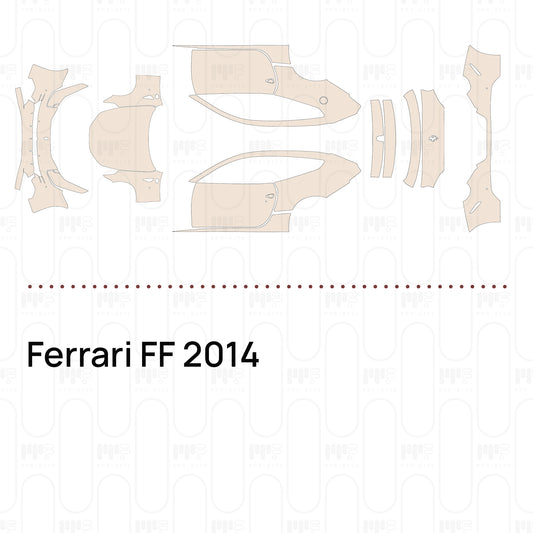 Voorgesneden PPF Ferrari FF 2014
