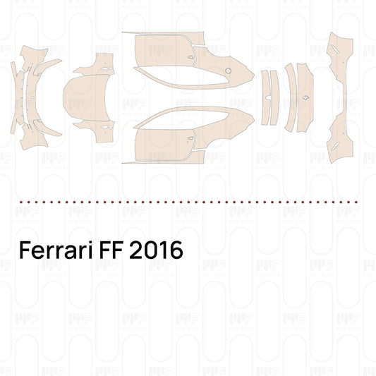Voorgesneden PPF Ferrari FF 2016