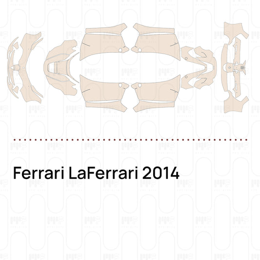 Voorgesneden PPF Ferrari LaFerrari 2014