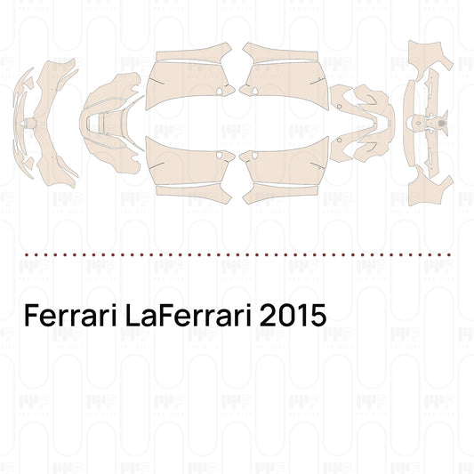 Voorgesneden PPF Ferrari LaFerrari 2015