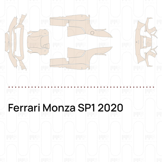 Voorgesneden PPF Ferrari Monza SP1 2020