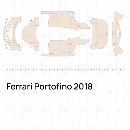 Voorgesneden PPF Ferrari Portofino 2018
