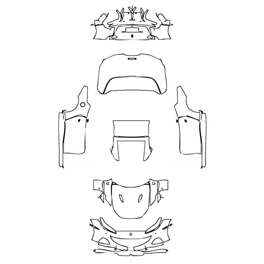 Pre-Cut PPF Ferrari Portofino M 2021 - PPF-Kits