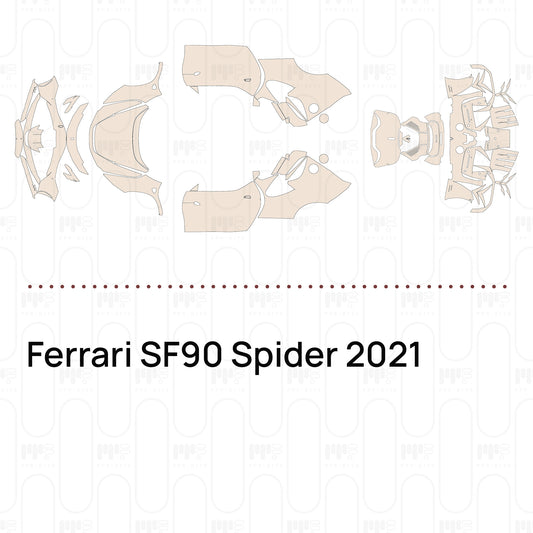 Voorgesneden PPF Ferrari SF90 Spider 2021