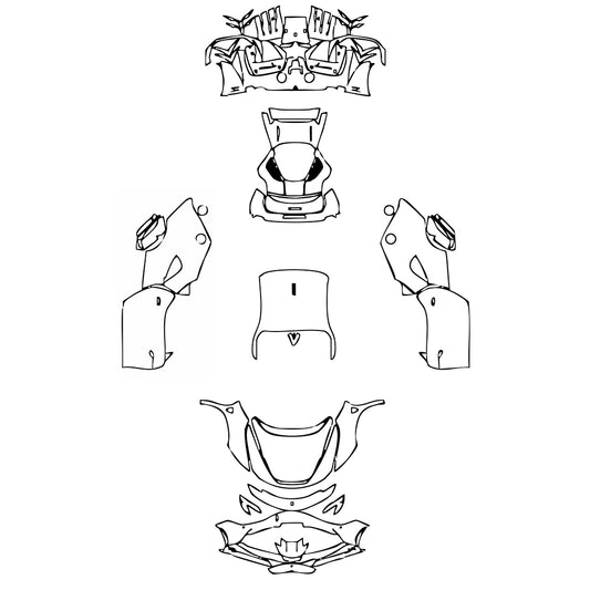 Pre-Cut PPF Ferrari SF90 Stradale 2023 - PPF-Kits