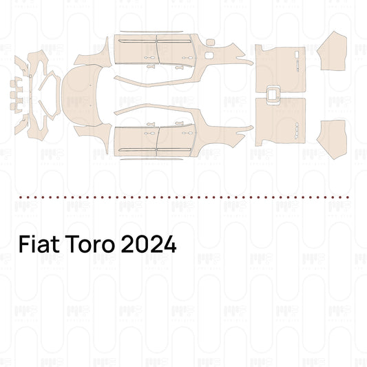 Voorgesneden PPF Fiat Toro 2024