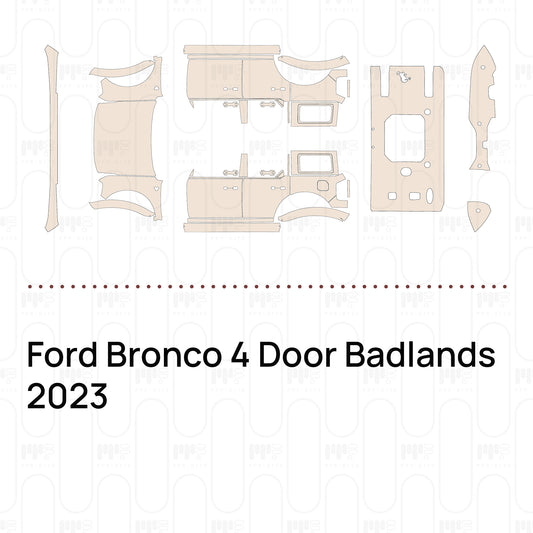 Voorgesneden PPF Ford Bronco 4 Door Badlands 2023