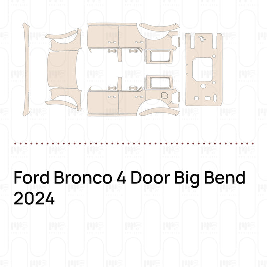 Voorgesneden PPF Ford Bronco 4 Door Big Bend 2024