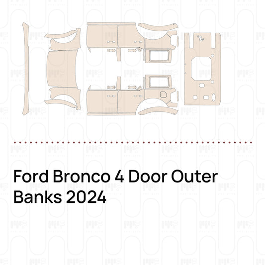 Voorgesneden PPF Ford Bronco 4 Door Outer Banks 2024