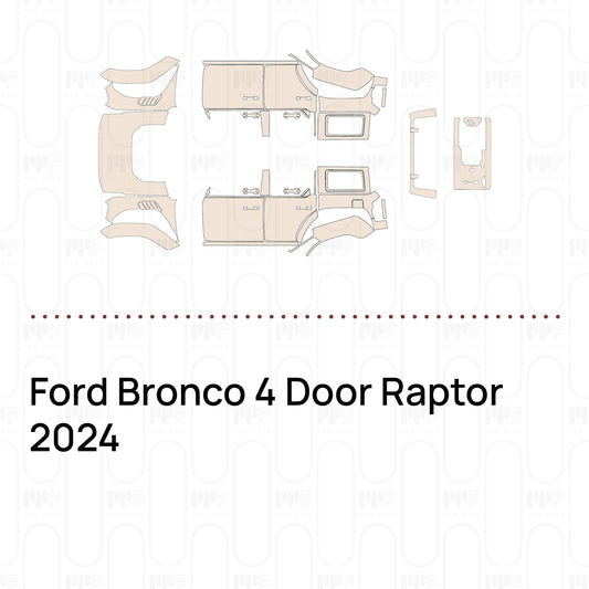 Voorgesneden PPF Ford Bronco 4 Door Raptor 2024