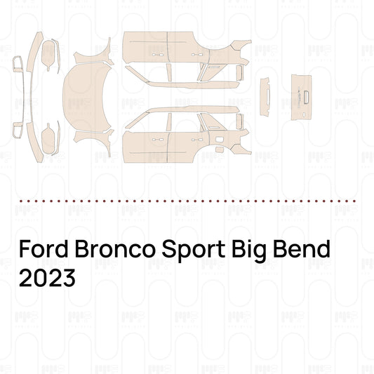 Voorgesneden PPF Ford Bronco Sport Big Bend 2023