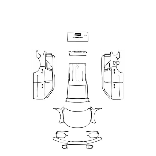 Pre-Cut PPF Ford Bronco Sport Heritage 2022 - PPF-Kits