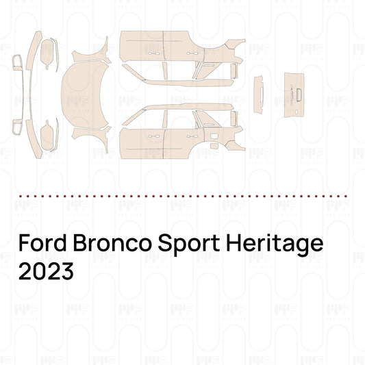 Voorgesneden PPF Ford Bronco Sport Heritage 2023
