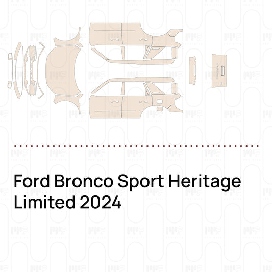 Voorgesneden PPF Ford Bronco Sport Heritage Limited 2024