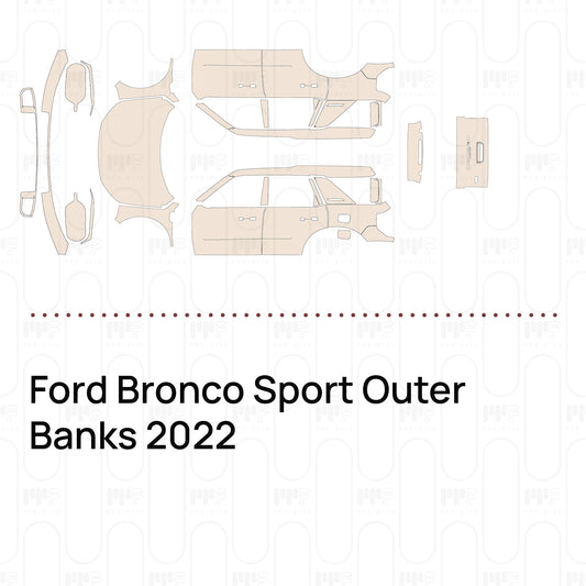 Voorgesneden PPF Ford Bronco Sport Outer Banks 2022