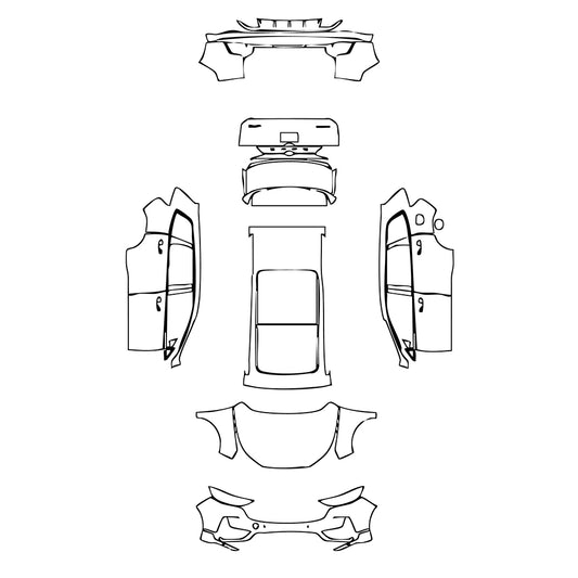 Pre-Cut PPF Ford EDGE Luxury 2021 - PPF-Kits