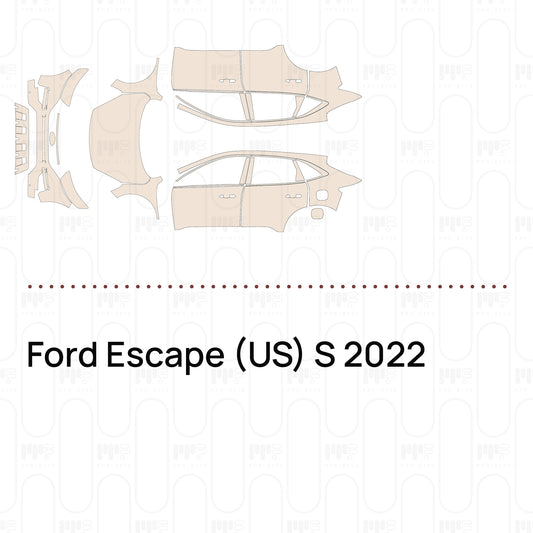 Voorgesneden PPF Ford Escape (US) S 2022