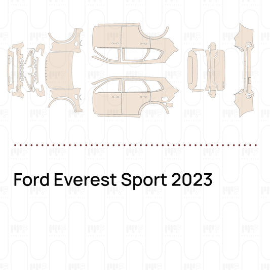 Voorgesneden PPF Ford Everest Sport 2023
