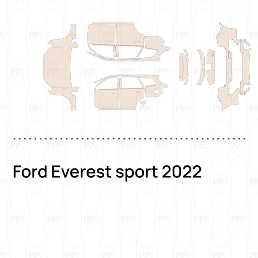 Voorgesneden PPF Ford Everest sport 2022