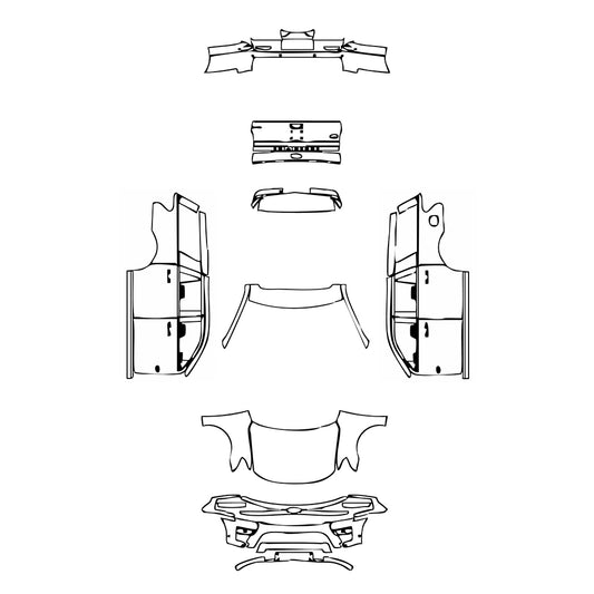 Pre-Cut PPF Ford Expedition Extended Wheelbase King Ranch 2022 - PPF-Kits