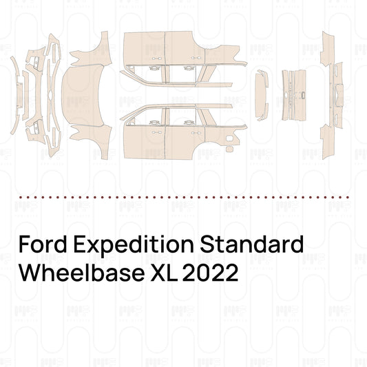 Voorgesneden PPF Ford Expedition Standard Wheelbase XL 2022