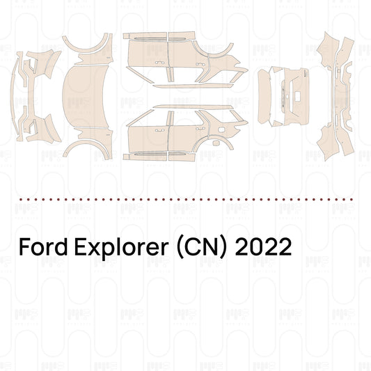 Voorgesneden PPF Ford Explorer (CN) 2022