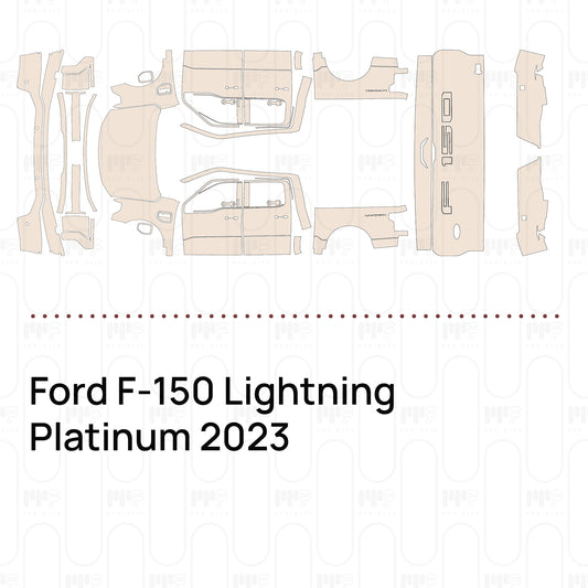 Voorgesneden PPF Ford F-150 Lightning Platinum 2023