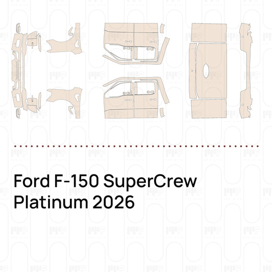 Voorgesneden PPF Ford F-150 SuperCrew Platinum 2026