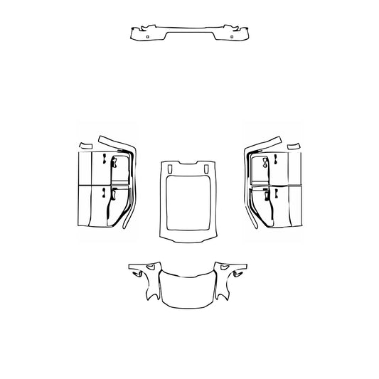 Pre-Cut PPF Ford F-150 SuperCrew STX 2024 - PPF-Kits
