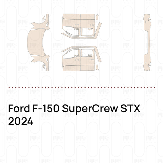 Voorgesneden PPF Ford F-150 SuperCrew STX 2024