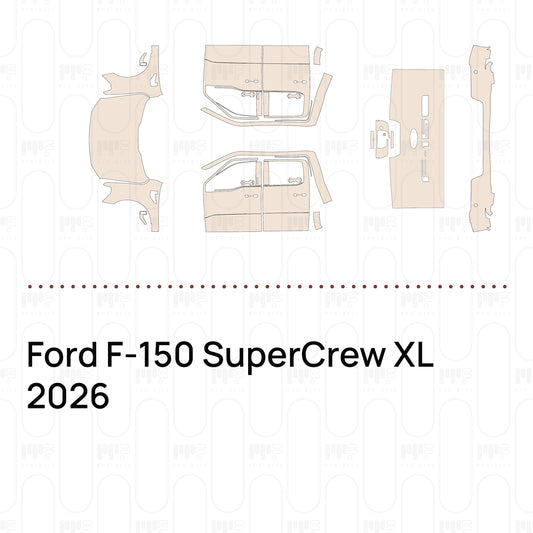 Voorgesneden PPF Ford F-150 SuperCrew XL 2026