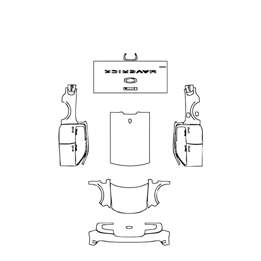 Pre-Cut PPF Ford Maverick XLT 2023 - PPF-Kits