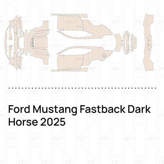 Voorgesneden PPF Ford Mustang Fastback Dark Horse 2025