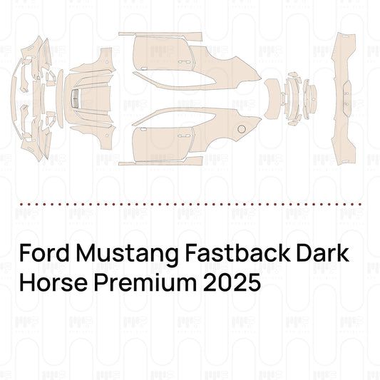Voorgesneden PPF Ford Mustang Fastback Dark Horse Premium 2025