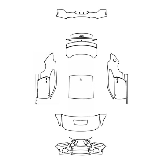 Pre-Cut PPF Ford Mustang Fastback GT 2025 - PPF-Kits