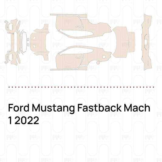Voorgesneden PPF Ford Mustang Fastback Mach 1 2022