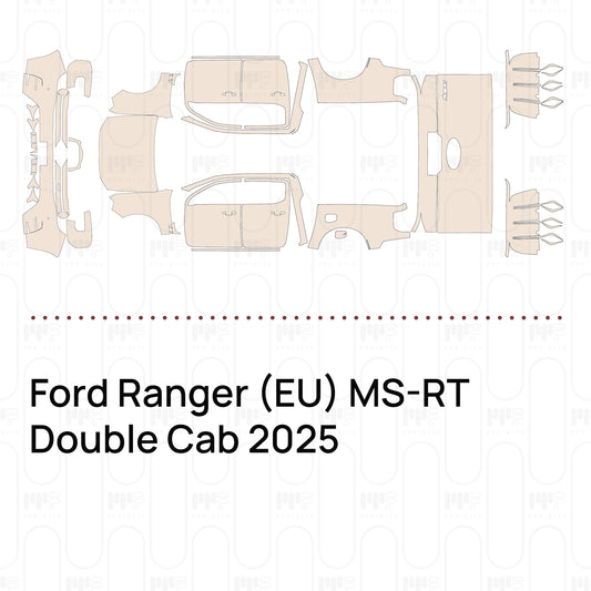 Voorgesneden PPF Ford Ranger (EU) MS-RT Double Cab 2025