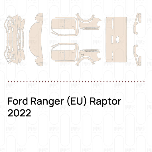 Voorgesneden PPF Ford Ranger (EU) Raptor 2022