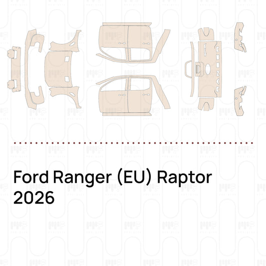 Voorgesneden PPF Ford Ranger (EU) Raptor 2026