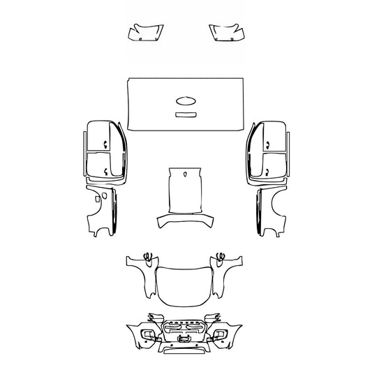 Pre-Cut PPF Ford Ranger (EU) Wildtrak 2021 - PPF-Kits