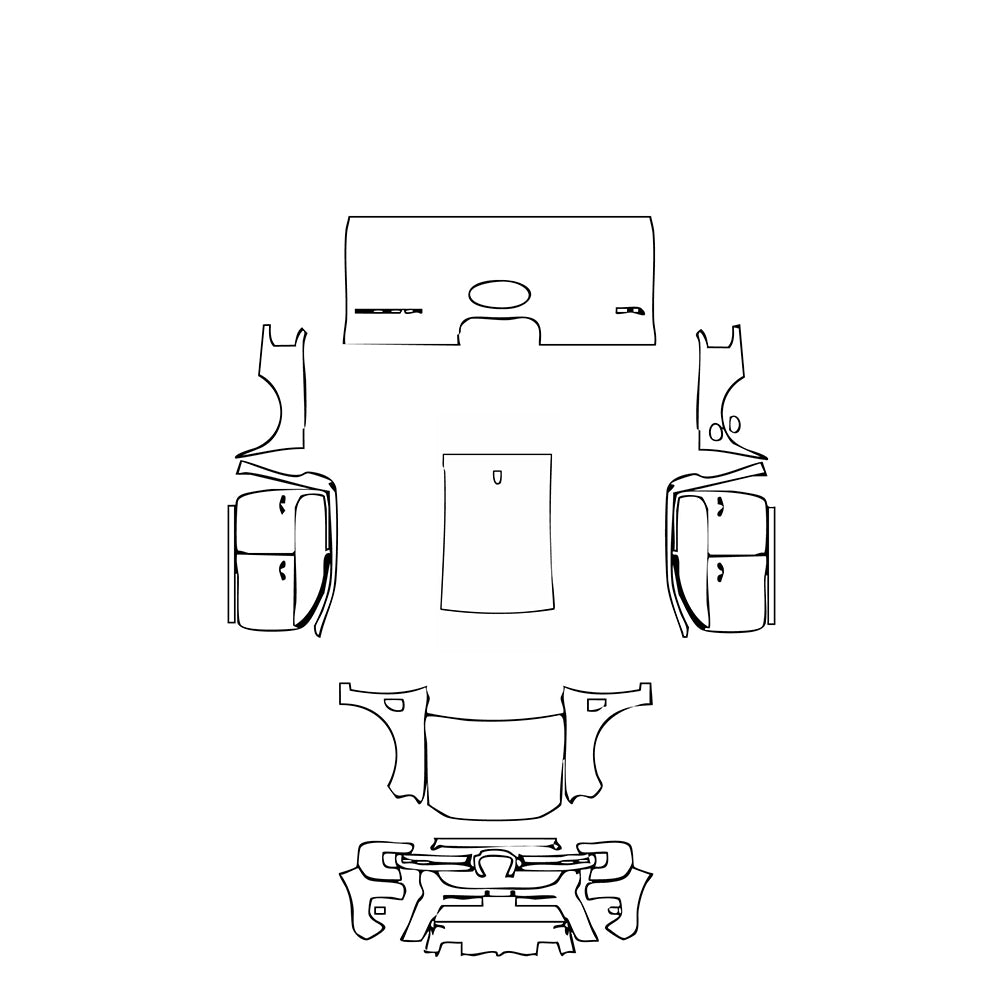 Pre-Cut PPF Ford Ranger (EU) Wildtrak 2024 - PPF-Kits