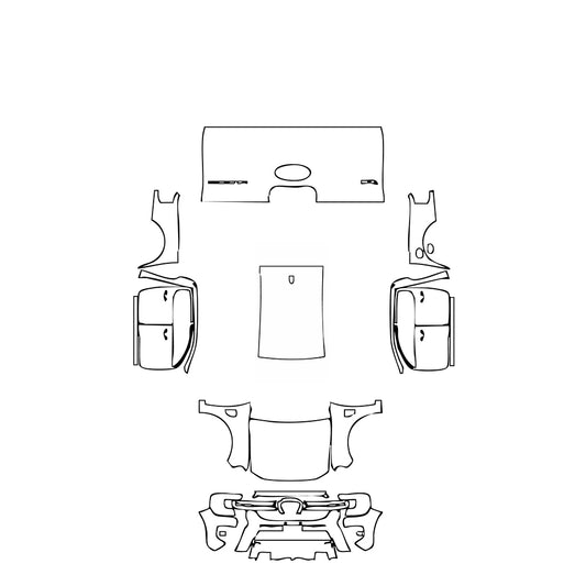 Pre-Cut PPF Ford Ranger (EU) Wildtrak 2024 - PPF-Kits