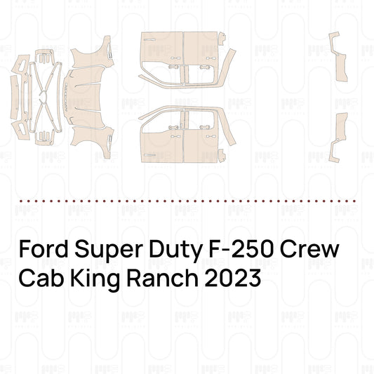 Voorgesneden PPF Ford Super Duty F-250 Crew Cab King Ranch 2023